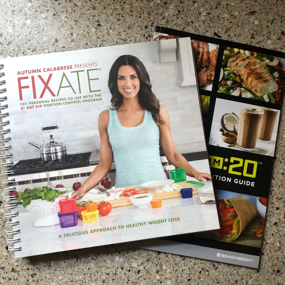 Fixate Cookbook and Transform 20 Nutrition Guide